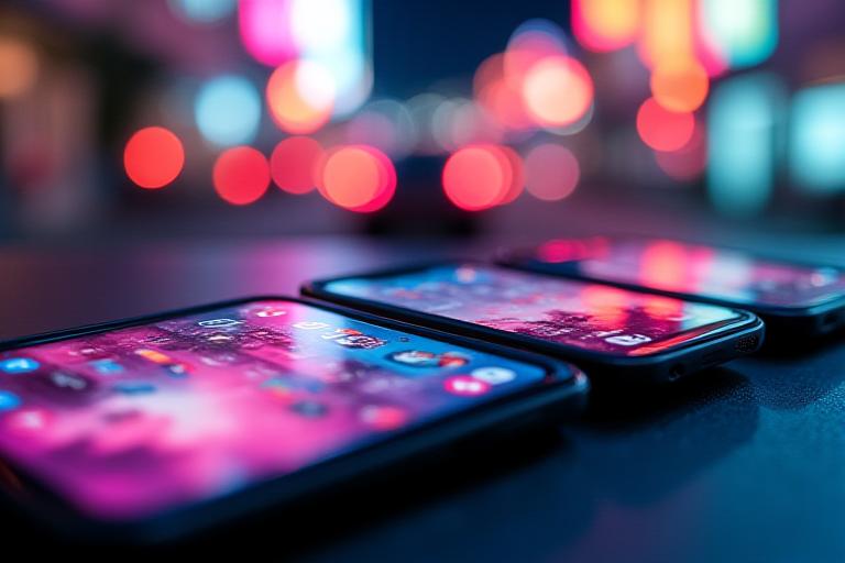 Vibrant social media campaign content